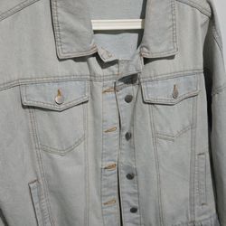 Womens Jean Jacket Size Large 