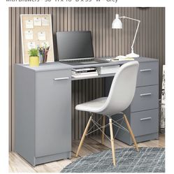 Grey Desk/ Make Up Dresser