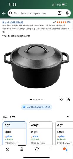 Cast Iron Dutch Oven