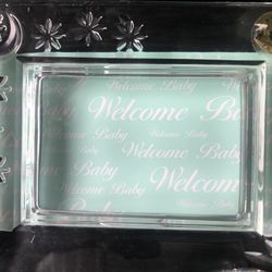 Waterford Photo Frame Welcome Baby