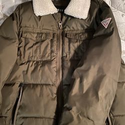 Guess Sherpa Collar Jacket 
