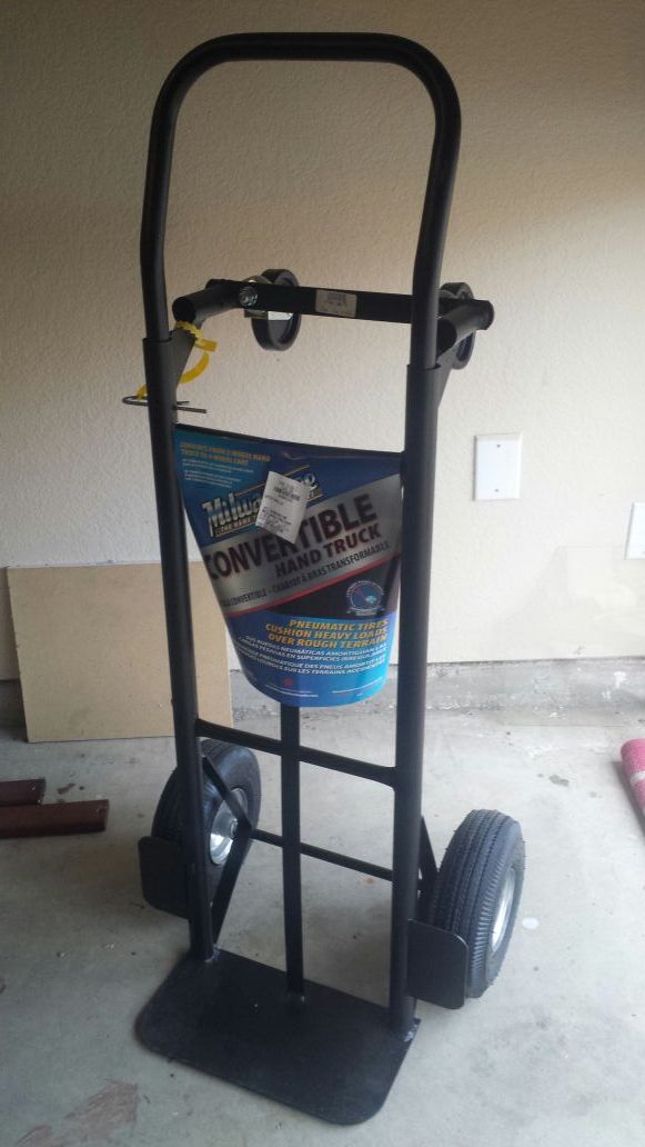 Hand truck and Convertible 4 wheel Cart