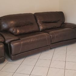 Free Leather Couch And Recliner