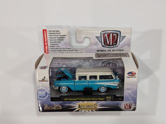 M2 1957 Chevy Wagon Turquoise Collectible