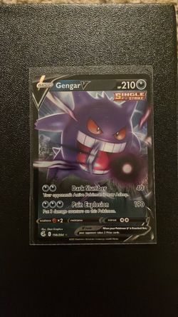 👻 Gengar V 156/264 Pokémon Card – Mint / Pack Fresh 🔥