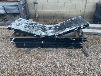 Steel tool box for small truck.