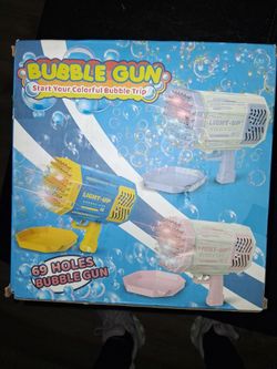 Brand new still in box bubble gun