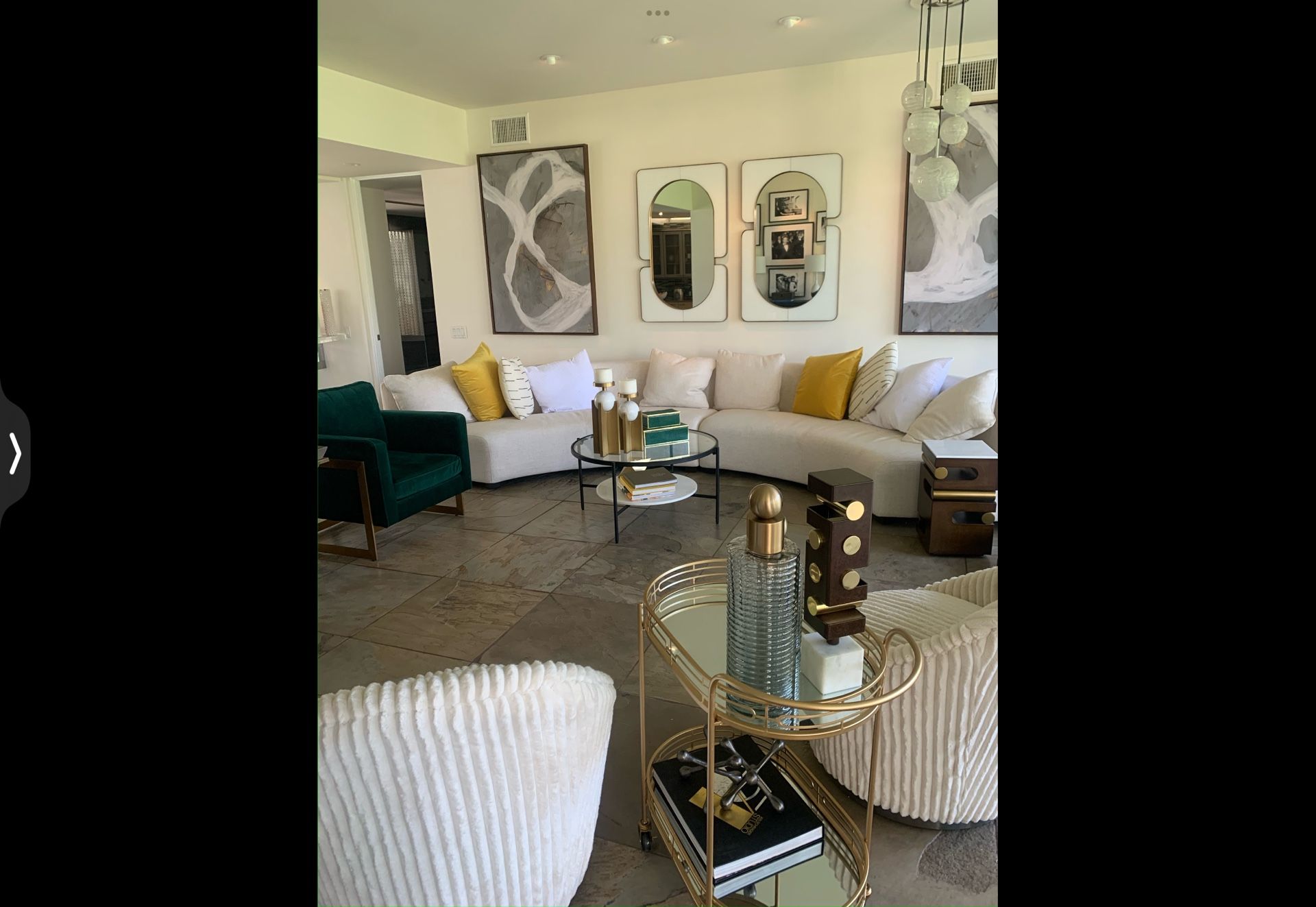 2 Piece Cream Sectional