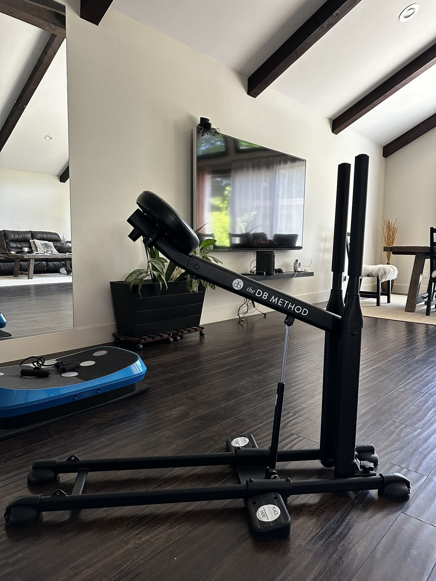 The DB Method Squat Perfected Machine Workout Equipment For Home Gym, Exercise Leg & Glutes 
