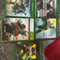 Xbox 1  And Xbox 360 Games 