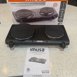New Imusa electric double hot plate