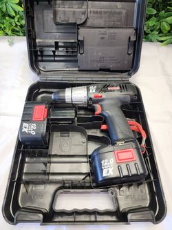 Craftsman 12V EX Cordless Drill Driver Kit – 2 Batteries & Hard Carry Case (No Charger)