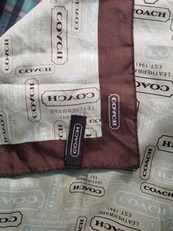 Coach scarf