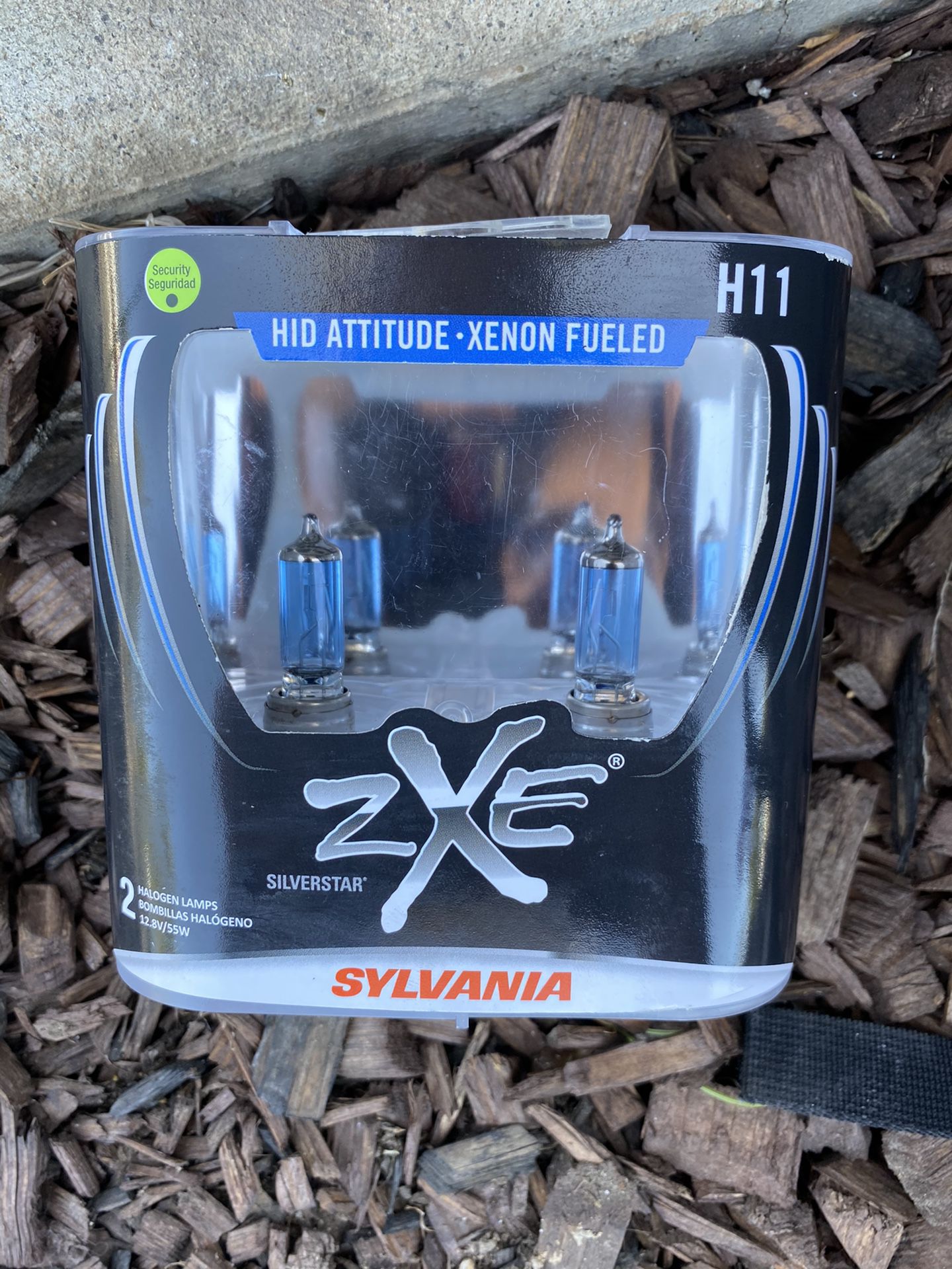 Sylvania H11 xenon blue headlights. Package in pic says h11 cuz I have both sets