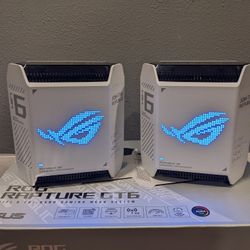 ASUS ROG Rapture GT6 2PK AX10000 Tri-Band WiFi 6 AiMesh Router