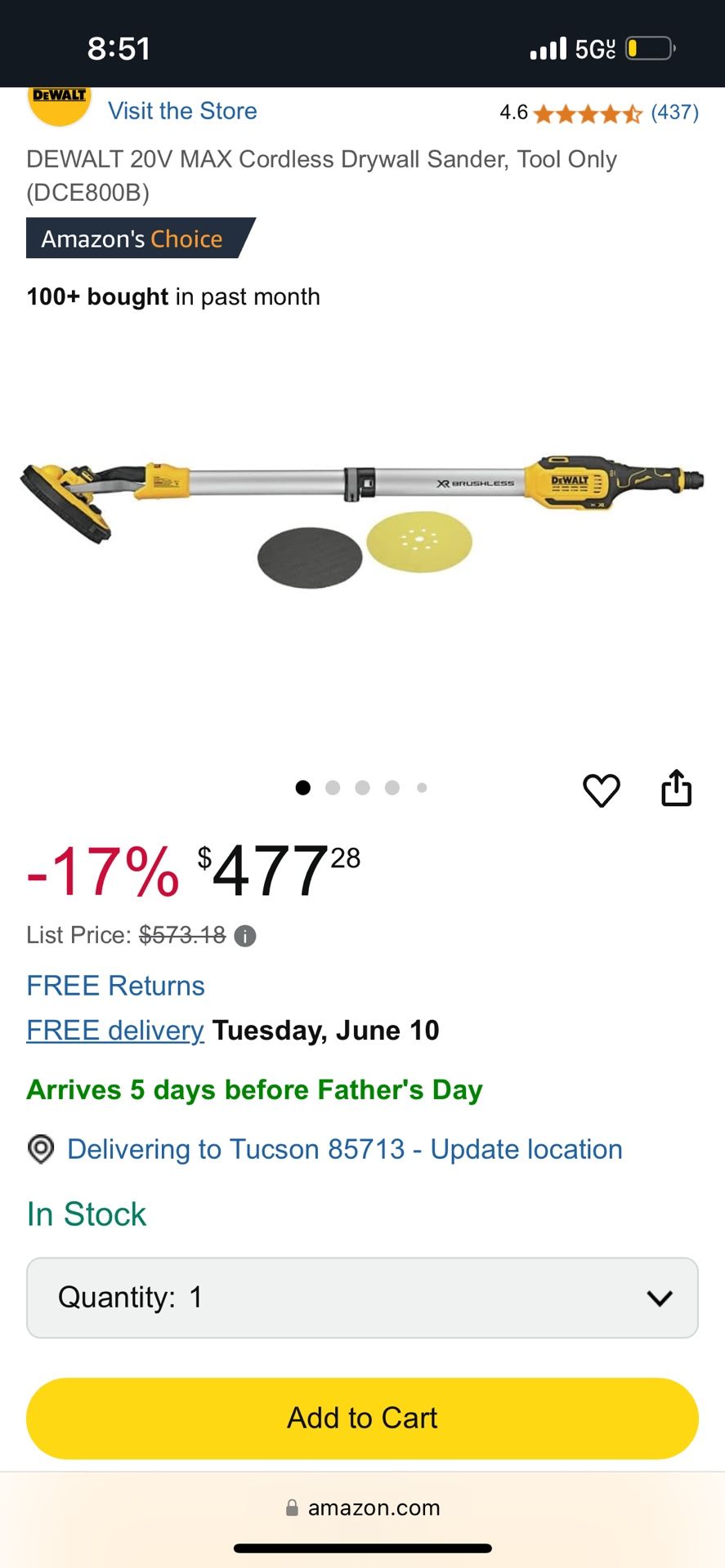 DeWalt Drywall Sander