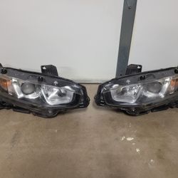 2016 2017 2018 Honda Civic Headlights Oem RH & LH 
