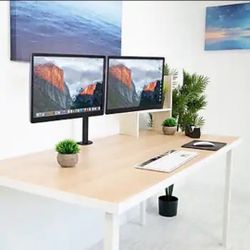 Dual Monitor Mount Stand Screen Size 17-27