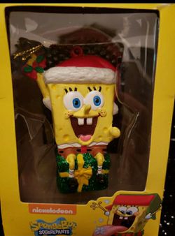 Spongebob Kurt Adler Glitter Ornament
