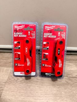 Milwaukee Hex Key Set SAE & Metric – 2 Pack