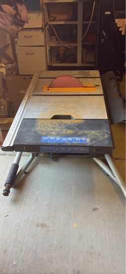 Table Saw with Folding Stand