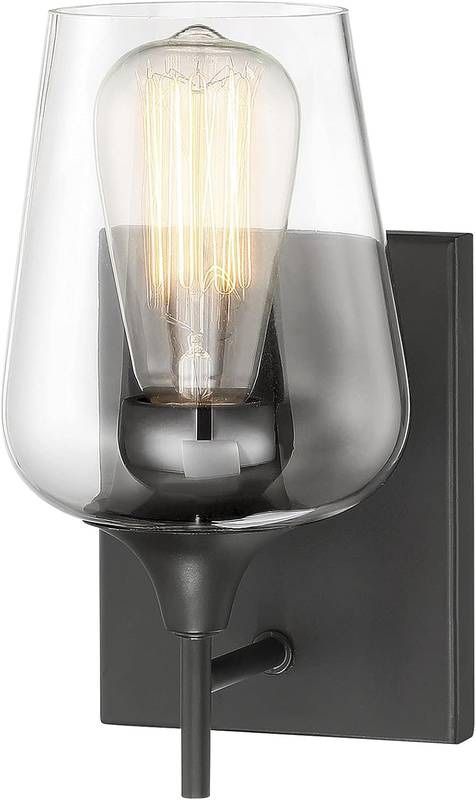 VivoHome 1-Light Vanity Light - Matte Black