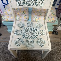 Custom Painted Chairs 