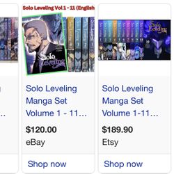 Solo Leveling Manga 1-11
