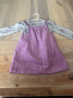 Carters 18 Month Coduroy Jumper  And Tights 