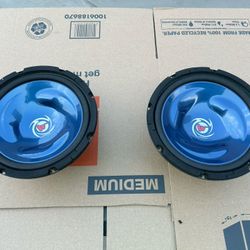 2 X 10 Inch Kenwood Tornado Subwoofers 