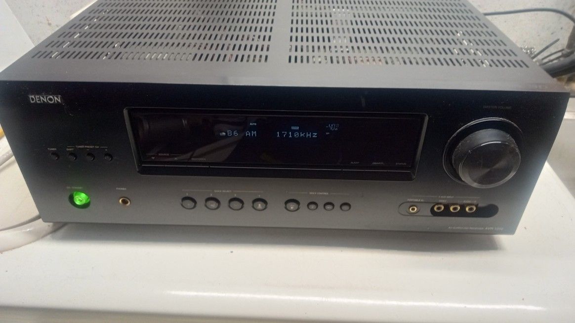 Denon Home Theater Receiver FOR PARTS OR REPAIR
