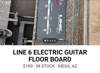 LINE 6 ELECTRIC GUITAR FLOOR BOARD