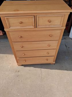 Real wood dresser