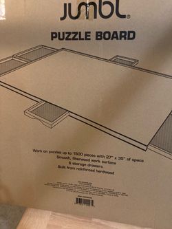 Wooden Jigsaw Puzzle Board / Storage