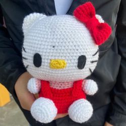 Hello Kitty Crochet Doll