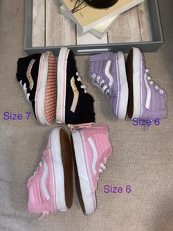 VANS BABY SHOES 15 DOLLARS EACH
