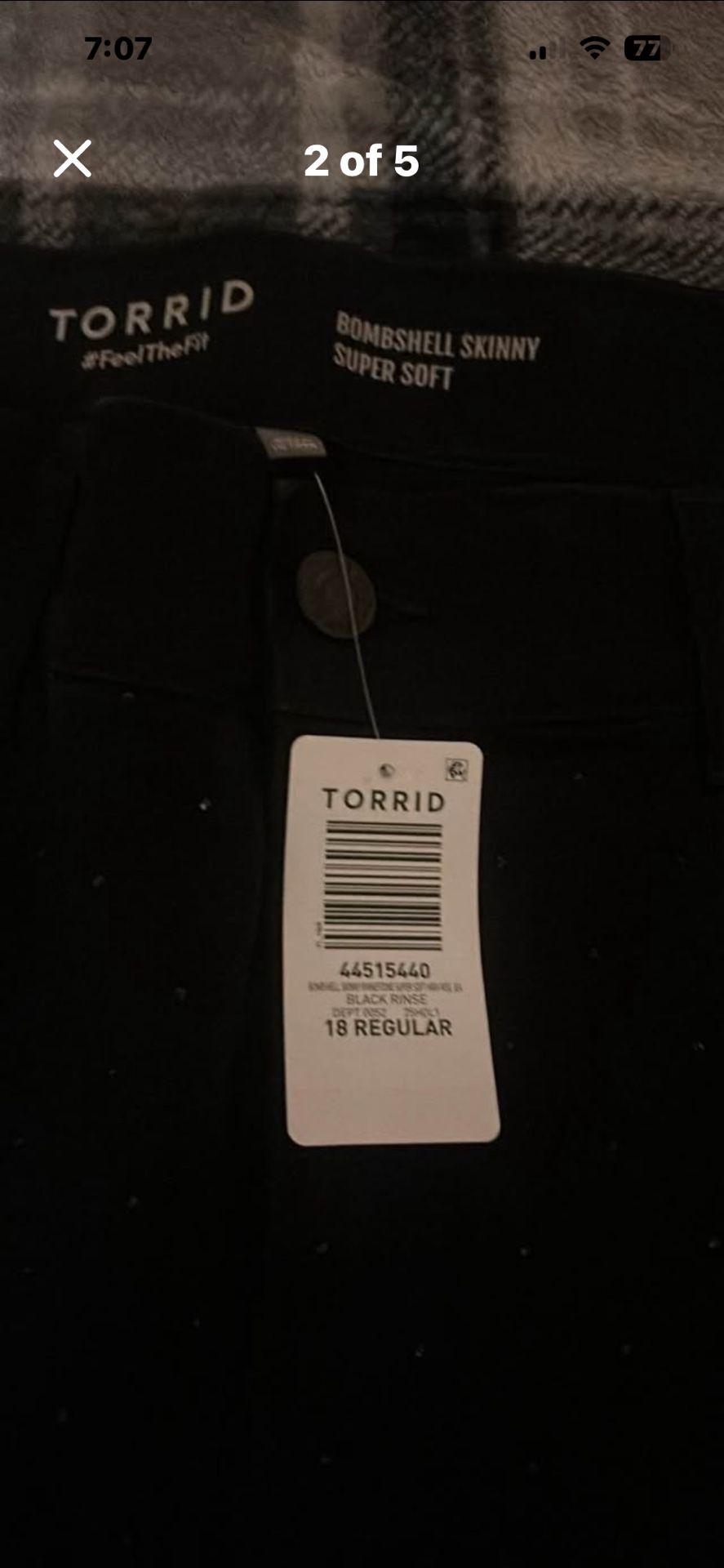 Torrid Jeans Black Size 18