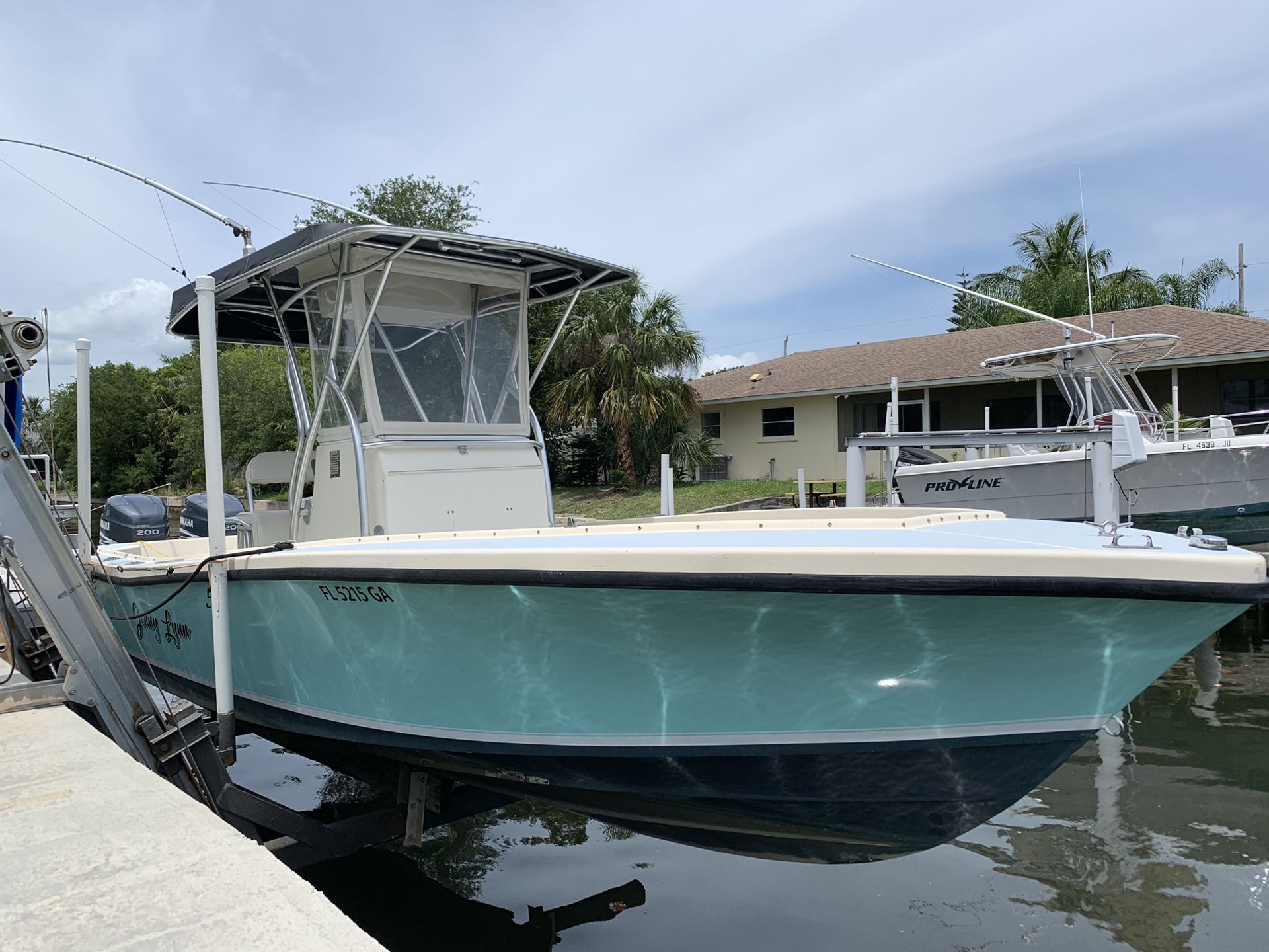 27 ocean master center console boat