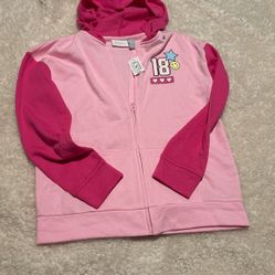 Girls Zipper Hoodie Size XL-14