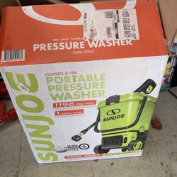 Brand New Sun Joe 1196 PSI Cold Water Electric Power Wash (No Battery & No Charger)