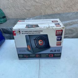 Dual ALB12 12 Inch Amplified Subwoofer