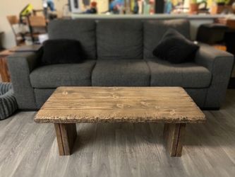 Handmade rustic coffee table