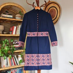 Vintage 1950s Mega Mid Knit coat by Domani Knits