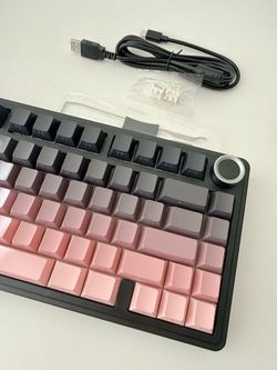AULA F75 Pro Wireless Mechanical Keyboard – Creamy Sound, Hot-Swappable, RGB, Knob Control