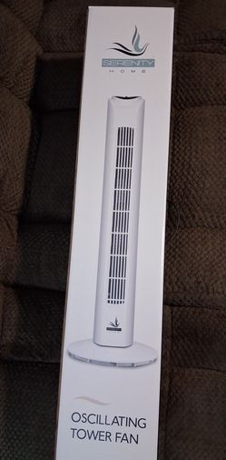 NEW Serenity Home 31 inch Oscillating Tower Fan