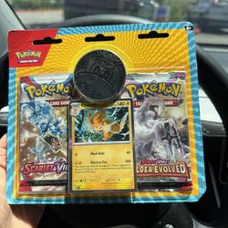 Pokemon Scarlet & Violet + Paldea Evolved Blister 2 Pack Pawmot