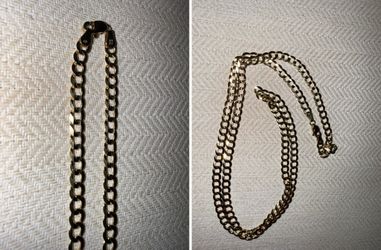 Cadena Cubana de Oro Sólido 10K – 24” – 4mm – Corte Brillo