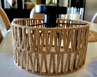 beautiful modern rattan ceiling lamp