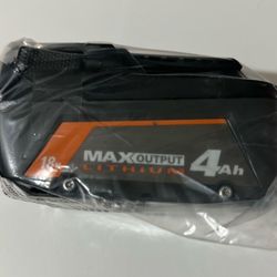 RIDGID 18V MAX Output 4.0Ah Lithium-Ion Battery R840040 Genuine OEM New