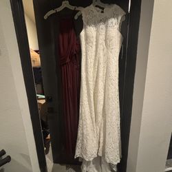 Wedding And Bridesmaid Dress
